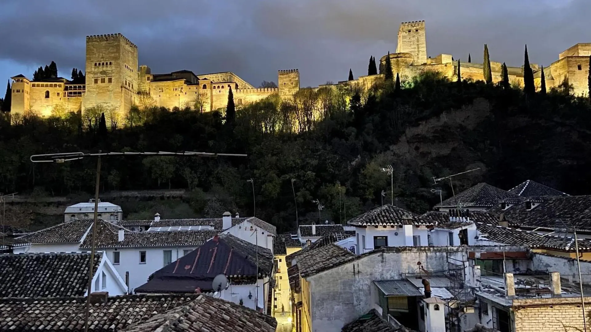Mirador De Los Arcos Alhambra Granada Spain